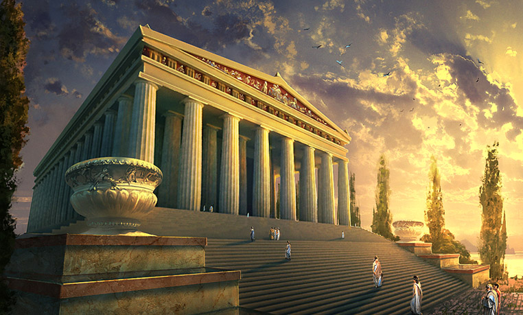 Tu jest zdjęcie świątyni Artemidy w efezie